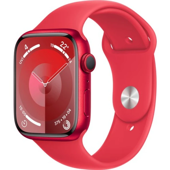Apple Watch Seri 9 Gps 45MM (Product)Red Alüminyum Kasa Spor Kordon - M/l MRXK3TU/A