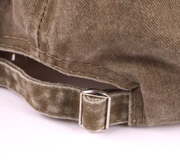 Perlotus Turkey Türkiye Yazılı Pamuklu Eskitme Haki Yeşil Şapka - 4