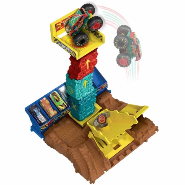 Hot Wheels Monster Trucks Arenada Yarı Final Setleri Tiger Shark HNB92-HNB94 - 2