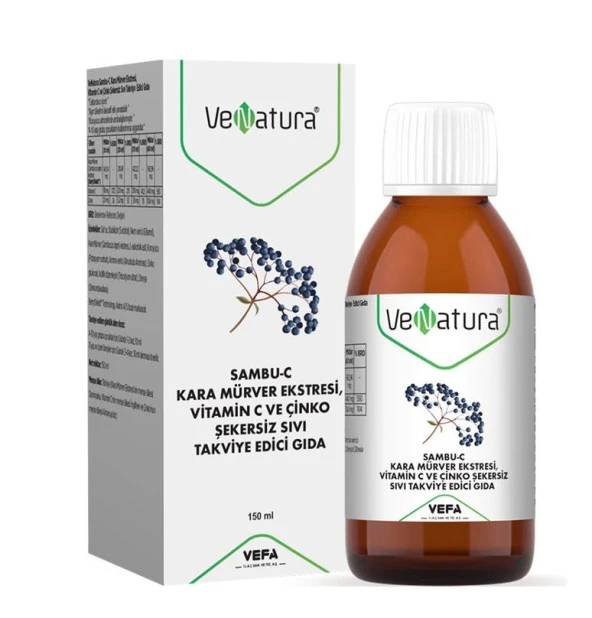 VeNatura Sambu-C Kara Mürver Ekstresi Takviye Edici Gıda 150 ml