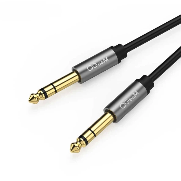 Qgeem QG-AU03 6.35mm Aux Audio Kablo 1M