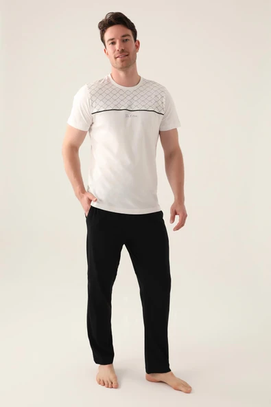 Arnetta 3010 The Erkek Kısa Kollu Pijama Takımı ürün görseli 1