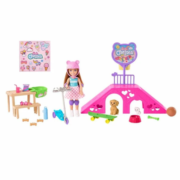 Barbie Chelsea Kaykay Parkı HJY35