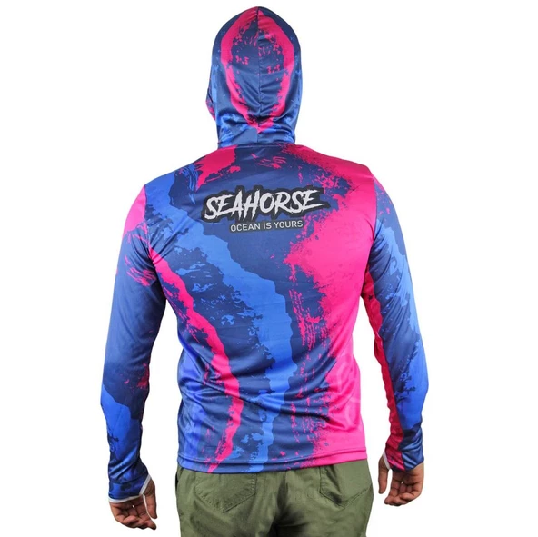 Sea Horse W.W Pro Angler Uv T-Shrt BlueP.L 2XL - 4