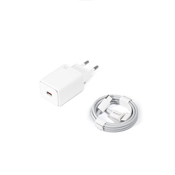 SWORD USB-CTo USB-C Hızlı Şarj Seti PD33WC BEYAZ - 3