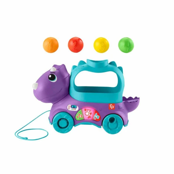 Fisher Price Sesli ve Işıklı Eğlenceli Dinozor HNR55 - 4