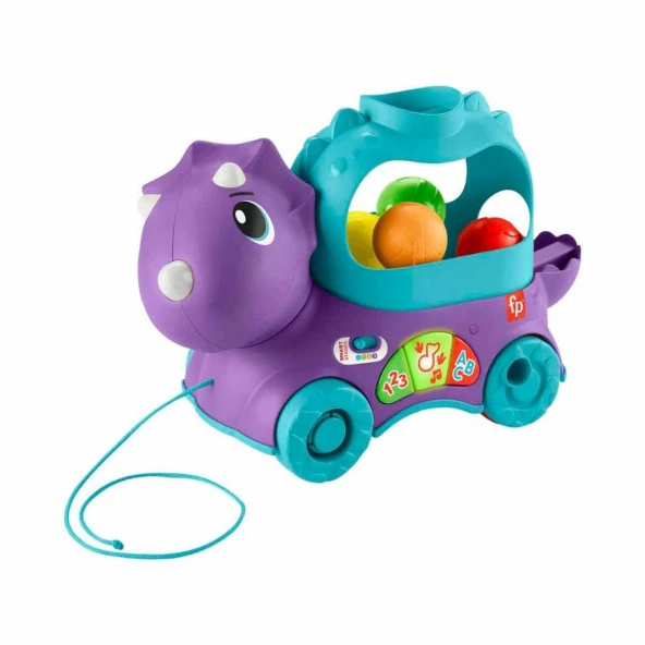 Fisher Price Sesli ve Işıklı Eğlenceli Dinozor HNR55 - 5