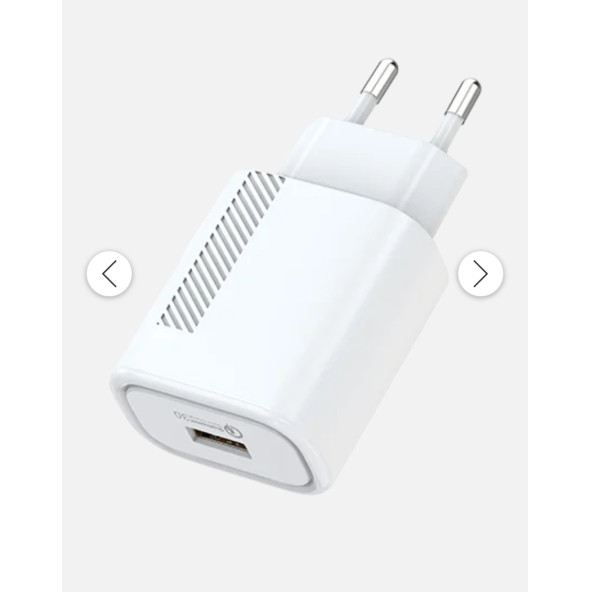 SWORD 3.0 Micro Şarj Seti Qualcomm SW-CA46M BEYAZ QC18W - 2