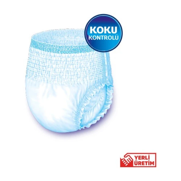 Giggles Yetişkin Emici Külot Bez  Büyük Boy (Large) 30'lu 4 Paket (120 Adet) Bel Boy 100-150 cm - 3