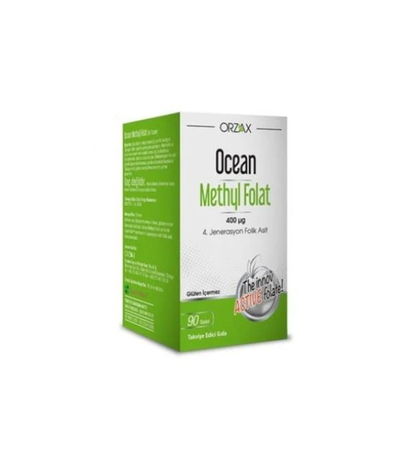 Ocean Methyl Folat 30 Tablet - Diş Beyazlatıcı Köpük Hediye