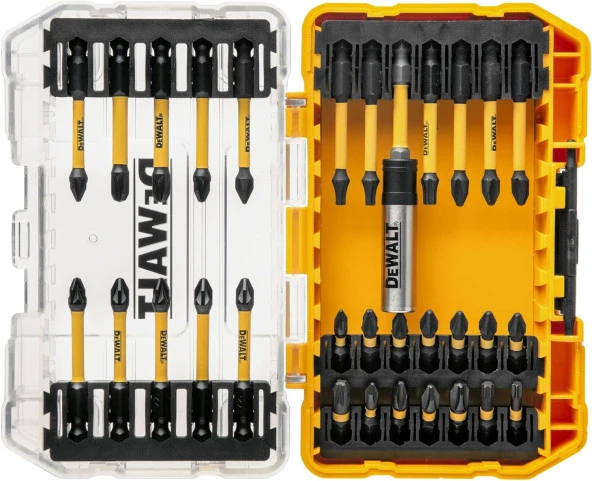 Juego de 25 piezas en estuche tipo Tough Case para atornillar con llaves de v de limpieza fácil. Puntas FLEXTORQ