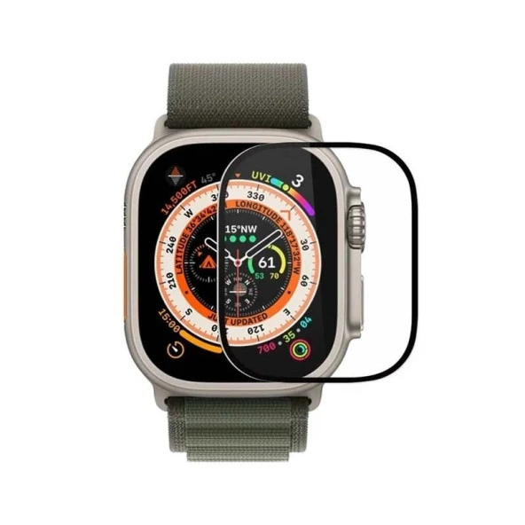 Apple Watch 8 49mm Uyumlu Polymer Nano 0.5 mm Watch Ekran Koruyucu