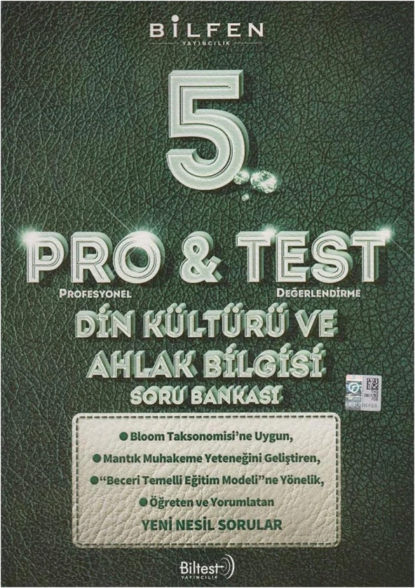 5 Sınıf Pro Test Din Kültürü ve Ahlak Biisi Soru