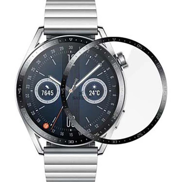 Huawei Watch Gt3 46mm Uyumlu Polymer Nano 0.5 mm Watch Ekran Koruyucu