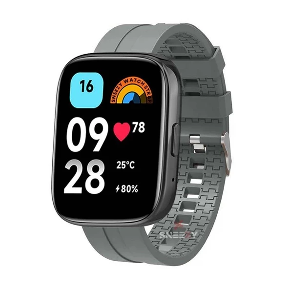 Sneezy Xiaomi Redmi Watch 3 Active İle Uyumlu NovaGT Supreme Silikon Kordon