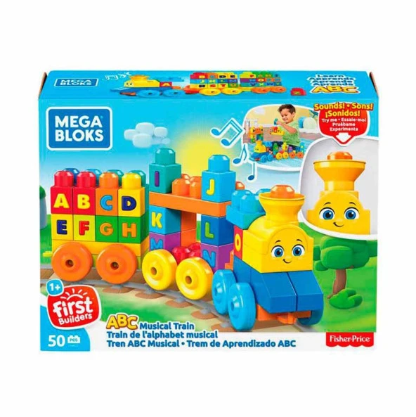 Mega Bloks Müzikli Alfabe Treni FWK22 - 4
