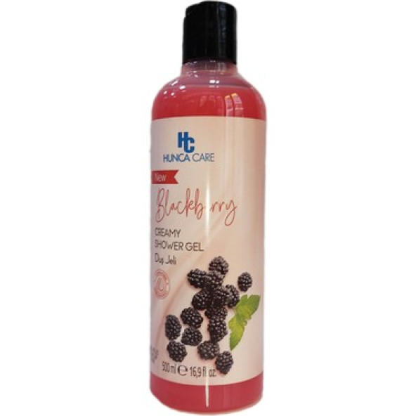 Hunca Care Creamy Shower Jel Blackberry 500 Ml