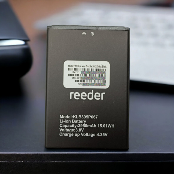 Reeder P13 Blue Max Pro Lite 2022 Batarya Reeder Uyumlu KLB395P667 Batarya - 2