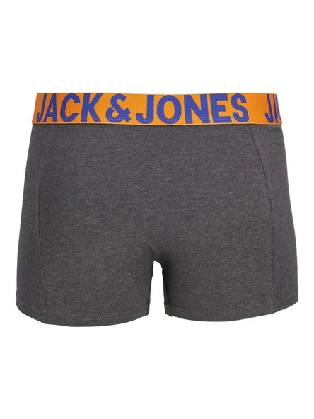 Jack Jones Crezy Solıd 3 Lü Paket Erekek Boxer 12151349 - 5
