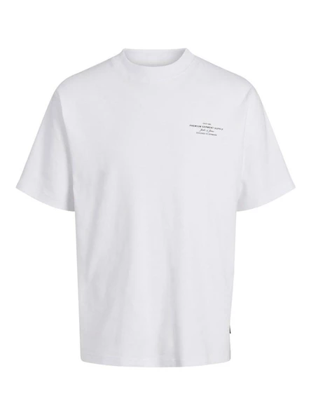 Jack Jones Blachad Brandıng Erkek Tişört 12259357 - 1