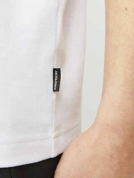 Jack Jones Blachad Brandıng Erkek Tişört 12259357 - Resim 8