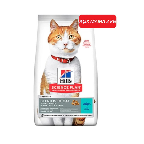 Hill's Young Adult Sterilised Ton Balıklı Kısırlaştırılmış Yetişkin Kedi Maması 2 KG