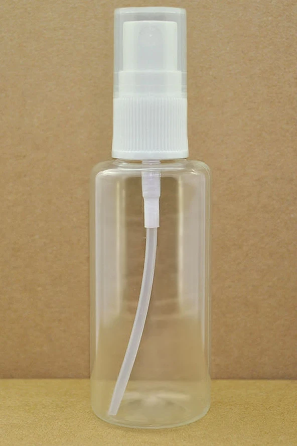 Sprey 100 ml Boş Şişe Spreyli Kolonya Şişesi Doldurulabilir Cep Plastik Parfüm Şişesi Dezenfektan - 2