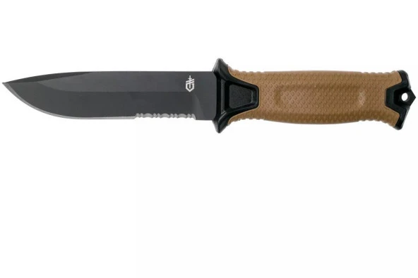 Gerber StrongArm Fixed Testere Ağızlı Kahverengi Outdoor Bıçak - 2