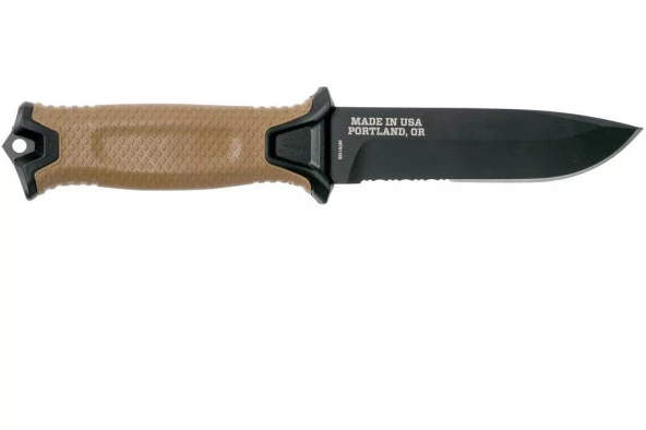 Gerber StrongArm Fixed Testere Ağızlı Kahverengi Outdoor Bıçak - 3