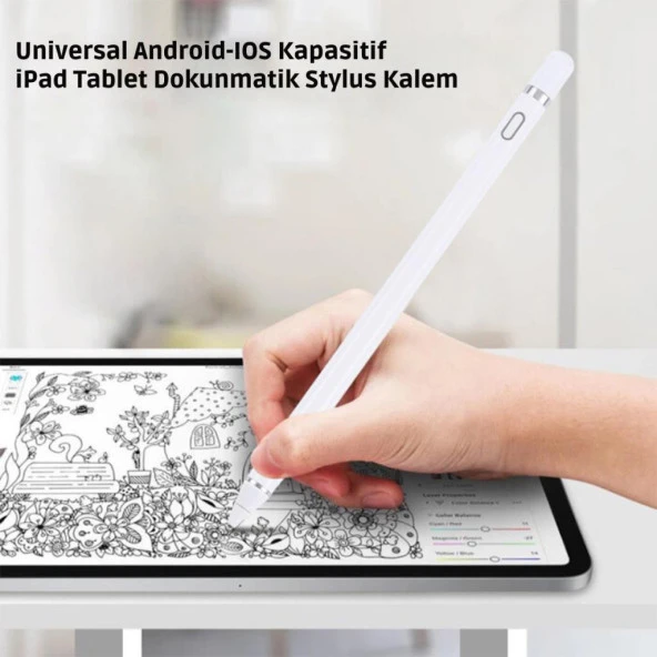 Coofbe Android Ve İos Uyumlu Dokunmatik Ekran Kalemi Kapasitif iPad Stylus Kalem Tüm Tabletlere Uyumlu - 2