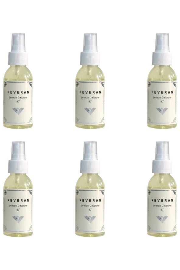 Limon Kolonyası Parfümlü 100ml (6 Adet) ürün görseli 1