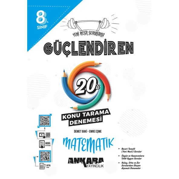 8. Sınıf Güçlendiren Matematik 20li Konu Tarama Denemesi