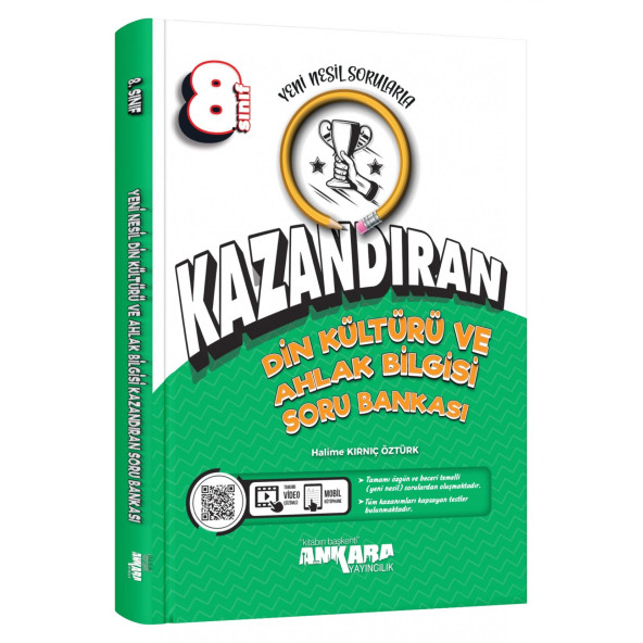 ANKARA YAY. 8.SINIF KAZANDIRAN DİN KÜLTÜRÜ VE AHLAK BİLGİSİ SORU BANKASI