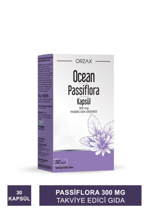 Orzax Ocean Passiflora 30 Kapsül 2 Adet ürün görseli