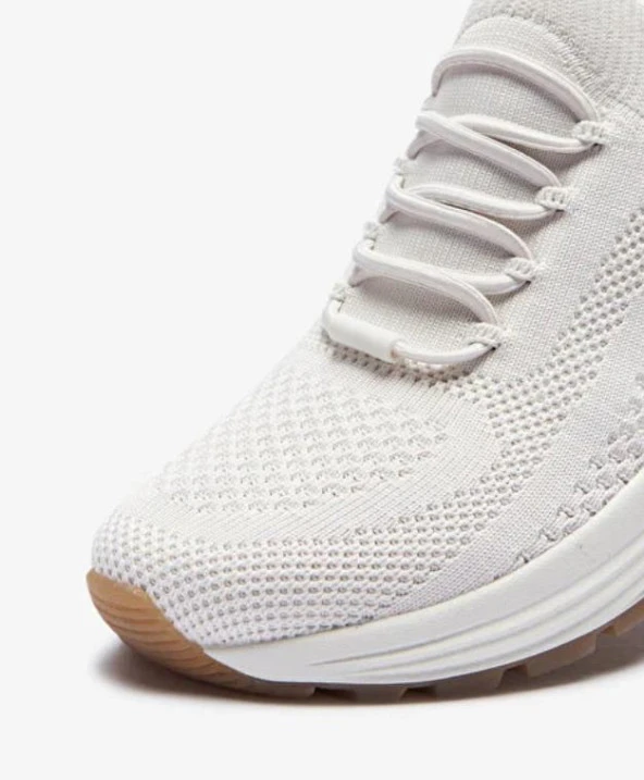 Skechers Bobs Sparrow Unisex Beyaz Spor Ayakkabı 237605 Wht - 3