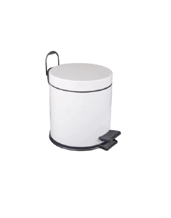 MAXIFLOW ÇÖP KOVASI STANDART PEDALLI 8 LİTRE DKP BEYAZ - 3