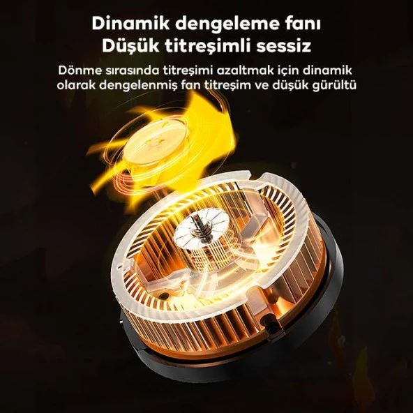 Coofbe klipsli Manyetic Kasırga Radyatörlü Telefon Soğutma Fanı Ultra Hızlı Soğutucu Soğutma Fanı Radyatör Soğutucu - Resim 2