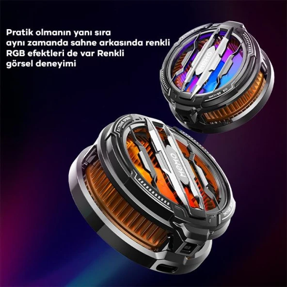 Coofbe klipsli Manyetic Kasırga Radyatörlü Telefon Soğutma Fanı Ultra Hızlı Soğutucu Soğutma Fanı Radyatör Soğutucu - Resim 3