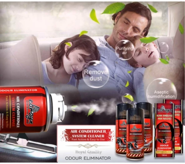 Ebrayn Klima Temizleyici & Hava Tazeleyici Klima Bombası 150 ml - 3