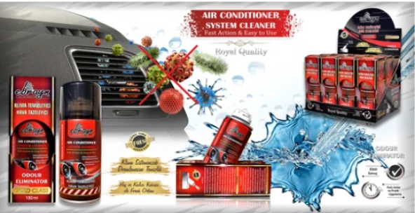 Ebrayn Klima Temizleyici & Hava Tazeleyici Klima Bombası 150 ml - 4