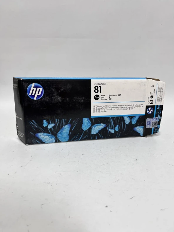 Hp 81-C4950A Siyah Baskı Kafası ve Kafa Temizleyici (Açık Ambalaj - 2016)