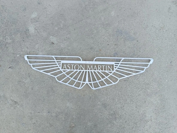 Aston Martin Metal Duvar Dekoru 100x25cm - Resim 4