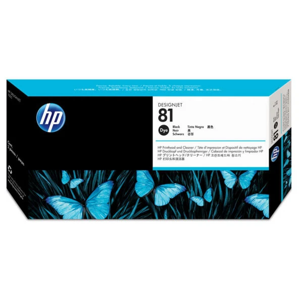 Hp 81-C4950A Siyah Baskı Kafası ve Kafa Temizleyici 2016 Tarihli