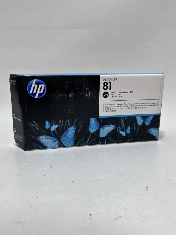 Hp 81-C4950A Siyah Baskı Kafası ve Kafa Temizleyici 2016 Tarihli - 2