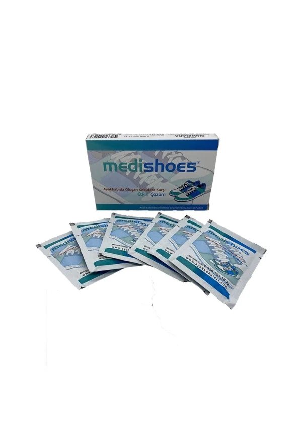 MEDİSHOES Ayak Koku Giderici Ayak & Ayakkabı Kokusuna Kesin Çözüm (kutu Içerisinde 6 Adet)