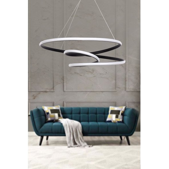 Salto Modern Sarkıt Led Avize Salon Mutfak Oda Ledli Avize