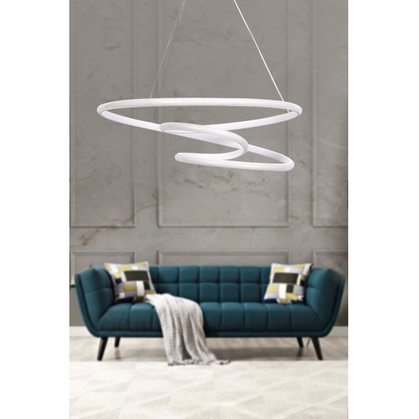 Salto Modern Sarkıt Led Avize Salon Mutfak Oda Ledli Avize - 2