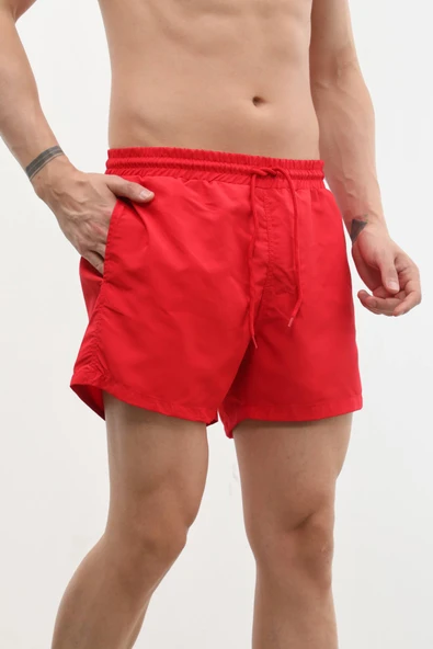 Erkek Cepli Fileli Deniz Şortu - 6