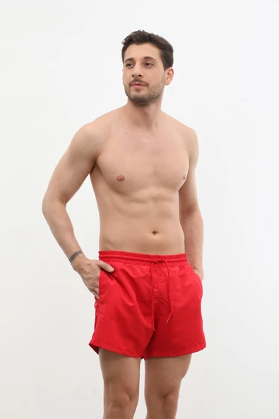 Erkek Cepli Fileli Deniz Şortu - 3