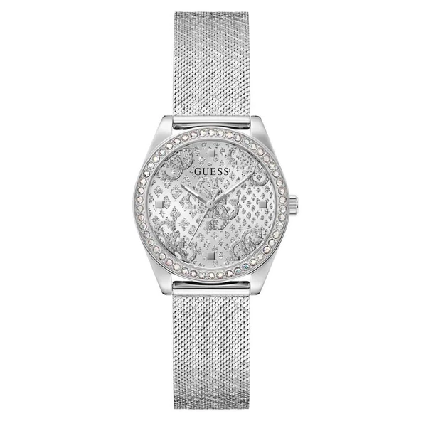 GUESS GUGW0748L1 HASIR KORDON TAŞLI KADIN KOL SAATİ